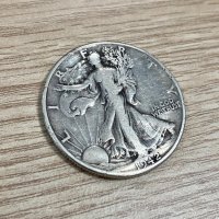 1/2 долар (Half Dollar) 1942 г, САЩ - сребърна монета, снимка 2 - Нумизматика и бонистика - 42729009