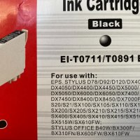 Epson T0891 Black Ink Cartridge, снимка 1 - Принтери, копири, скенери - 31986660