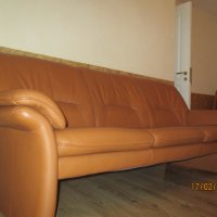Кожен диван тройка Himolla само за ценители, снимка 3 - Дивани и мека мебел - 31856949