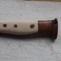 Стар кован български нож острие, снимка 3 - Антикварни и старинни предмети - 44481347