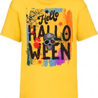 Детска тениска Halloween 09,Halloween,Хелоуин,Празник,Забавление,Изненада,Обичаи,, снимка 8 - Детски Блузи и туники - 38156643