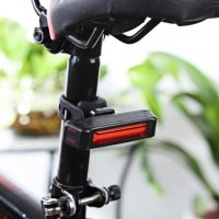 3000053920 Силни LED задни светлини за велосипед стоп червена/синя светлина, снимка 2 - Аксесоари за велосипеди - 37569720
