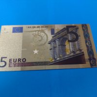 Сувенирна банкнота 5 евро идеалния подарък- 76461, снимка 2 - Нумизматика и бонистика - 30461994