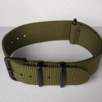 Текстилна каишка 24мм Нато Nato, снимка 2 - Каишки за часовници - 30864068