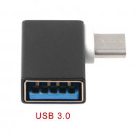 Адаптер USB Type-C към USB 3.0 OTG 180° и 90°, снимка 9 - USB кабели - 31832756