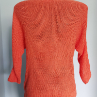 Памучна блуза от плетиво с прилеп ръкави "Jean Pascale"® / унисайз , снимка 5 - Блузи с дълъг ръкав и пуловери - 36526900
