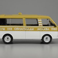 РАФ 2203 Латвия Олимпиада Москва 1980 - мащаб 1:43 модела е нов в блистер, снимка 5 - Колекции - 42821963
