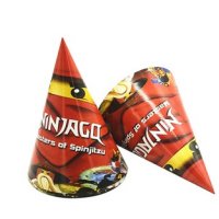 Лего Нинджаго Ninjago картонена парти шапка шапки рожден ден, снимка 3 - Други - 37394873