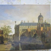 Стара картина Берхейде Ермитаж , снимка 3 - Картини - 29767767