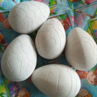 Гипсови яйца високи 10см, снимка 1 - Рисуване и оцветяване - 40214163