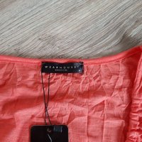 Къса блуза топ жилетка болеро на Wearhouse, снимка 2 - Корсети, бюстиета, топове - 32120451