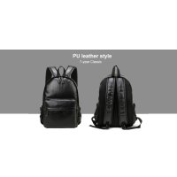 Мъжка чанта STELS SQ90, Екологична кожа, 43×12.5×30см, Черен, снимка 17 - Раници - 44321904