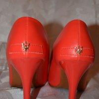 5 Чифта Елегантни Червени Официални Дамски Обувки на Ток Артикул №039, снимка 3 - Дамски елегантни обувки - 30962987