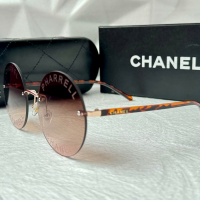 CH 2024 дамски слънчеви очила с лого квадратни, снимка 9 - Слънчеви и диоптрични очила - 44658028