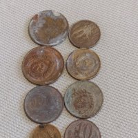 Лот монети 8 броя копейки СССР различни години и номинали 39356, снимка 1 - Нумизматика и бонистика - 44144221