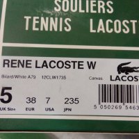 кецове Rene Lacoste tennis нови налични размери 36,37,38,39,40 с кутия, снимка 3 - Кецове - 29132638