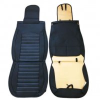 Калъфи за предни седалки, комплект кожени седалки, универсални, 2бр, снимка 3 - Аксесоари и консумативи - 32111820