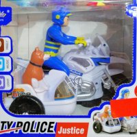 Детска играчка"полицай моторист с куче", снимка 1 - Коли, камиони, мотори, писти - 39148216
