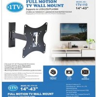 Нова въртяща метална стойка за LCD телевизор 14-43 инча 1TV-110, снимка 1 - Стойки, 3D очила, аксесоари - 37855594