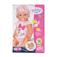 BABY Born - Интерактивно бебе с аксесоари: Момиче Zapf Creation 818695, снимка 1 - Кукли - 42607100