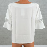 Дамска блуза цвят екрю марка 1st Somnium , снимка 2 - Ризи - 38213830