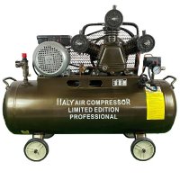 Компресор за въздух монофазен 100L,3.0kw,12bar,4к.с.,360l/m, снимка 2 - Компресори - 42670230