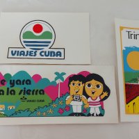 Колекция Куба от 80-е, огромни стикери, картички и календарче, снимка 4 - Колекции - 44335418