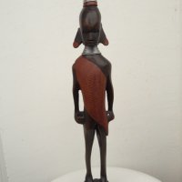 африканска дървена фигура,статуетка, снимка 13 - Статуетки - 38851654