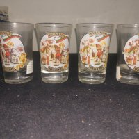 4 броя - чаши за ракия - България, снимка 1 - Чаши - 40617469