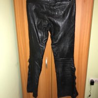 Мото кожен панталон (естествена кожа), снимка 2 - Панталони - 44411333