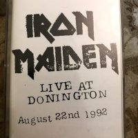 Рядки касетки! Iron Maiden - Live at Donnington -1 и 2 - 1992 - Unison, снимка 2 - Аудио касети - 29357940
