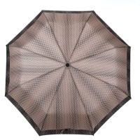 Автоматичен чадър за дъжд, черен на точки, 28 см, снимка 1 - Други - 42876964