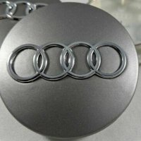 Капачки за джанти Ауди/Audi 60mm Сиви/Черни, снимка 4 - Аксесоари и консумативи - 31469591