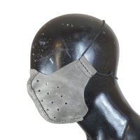 №4321 Мото маска от естествена кожа ръчна изработка, снимка 3 - Аксесоари и консумативи - 42241893