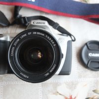 Canon EOS 300 + обектив Canon 28–80 mm f/3.5-5.6 II , снимка 2 - Фотоапарати - 40637300