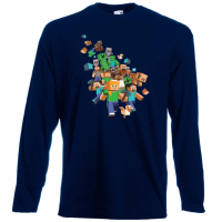 Мъжка тениска майнкрафт Minecraft 3,Minecraft,Игра,Забавление,подарък,Изненада,Рожден Ден., снимка 10 - Тениски - 36495038