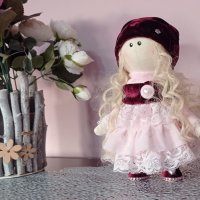 Кукла - ръчно изработена, снимка 3 - Декорация за дома - 43912091