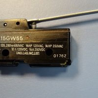 Краен изключвател OMRON Z15GW55 15A, 250V AC limit switch, снимка 5 - Резервни части за машини - 38282827