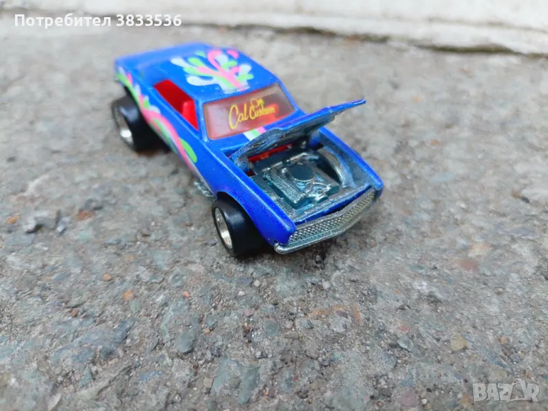 Ранно произв. рядък модел количка Hotwheels Custom Cal Camaro 67, снимка 1