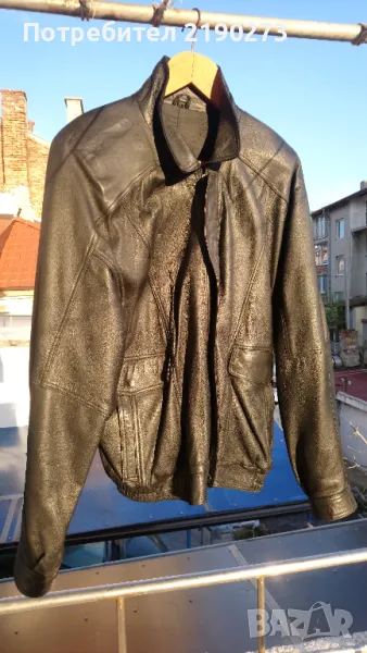 Продавам дамско кожено яке пролетно, снимка 1