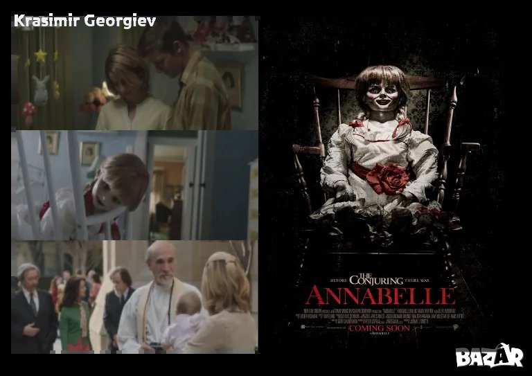 Продавам на флашка или на DVD филми Анабел -1 , 2  и 3, снимка 1