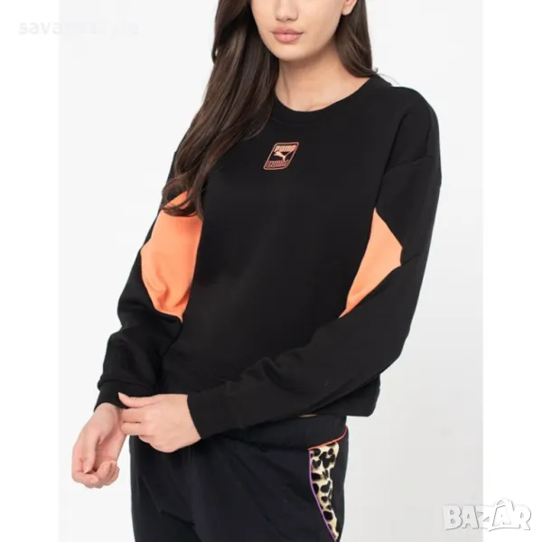 Дамска блуза PUMA Rebel Crew Tr Blouse Black, снимка 1