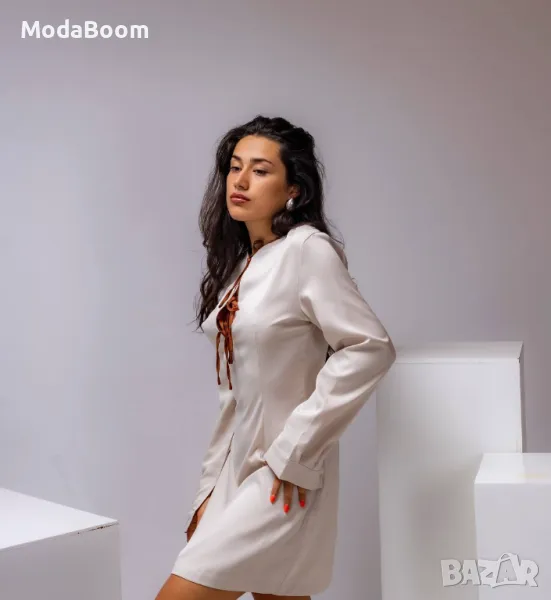 Стилна дамска рокля, снимка 1