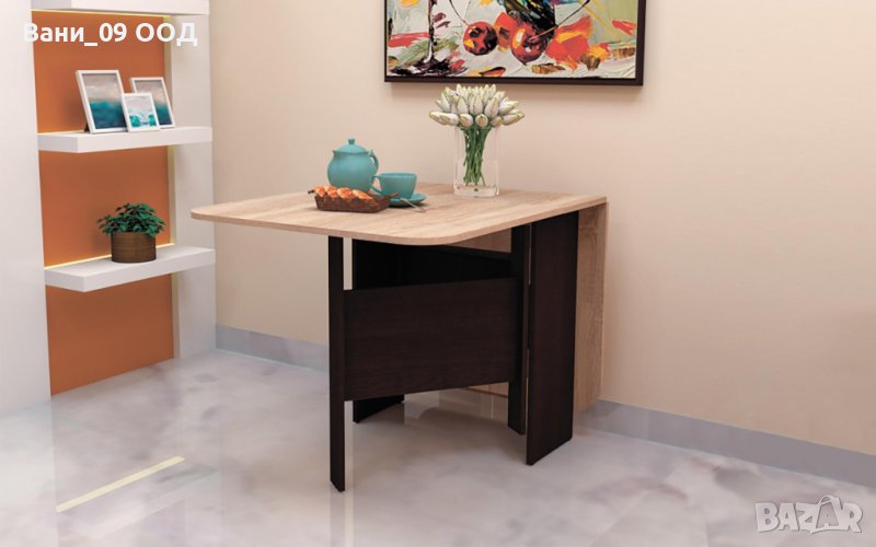 Сгъваема маса в 2 цвята, снимка 1