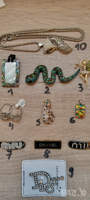 Брошка, Брошки,Колие,Медальон Chanel , Miu Miu , снимка 1