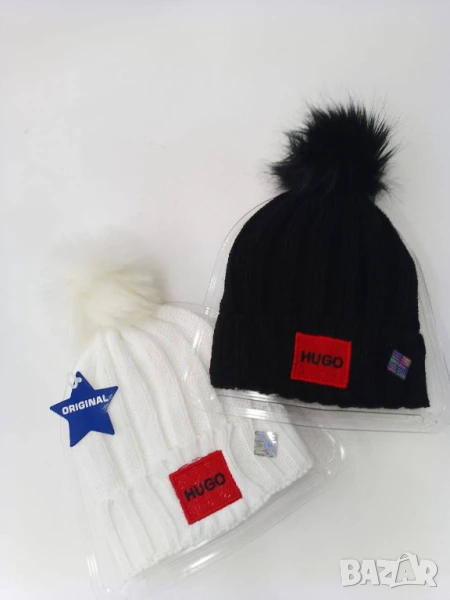 шапки с пух hugo boss louis vuitton calvin klein the north face dior nike  , снимка 1