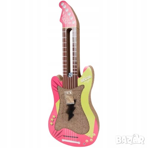 Картонена драскачка китара за котки , снимка 1