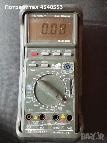 Voltcraft m3650D мултицет , снимка 1