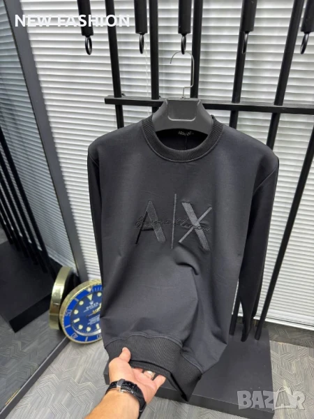 Мъжки Памучни Блузи - лого Бродирано ✨ Armani , снимка 1