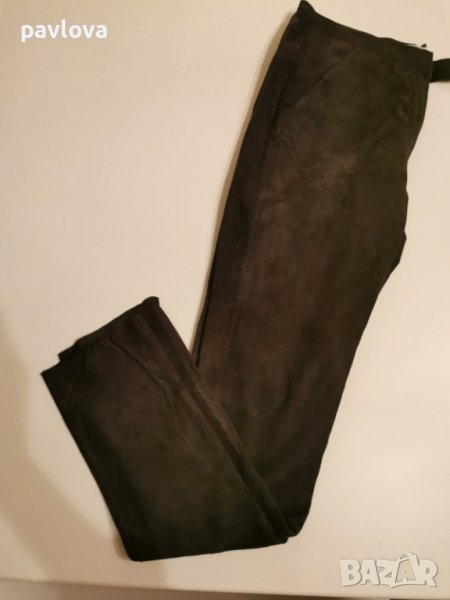 ПАНТАЛОН М размер   от  оригинален  естествен набук КОЖА, снимка 1